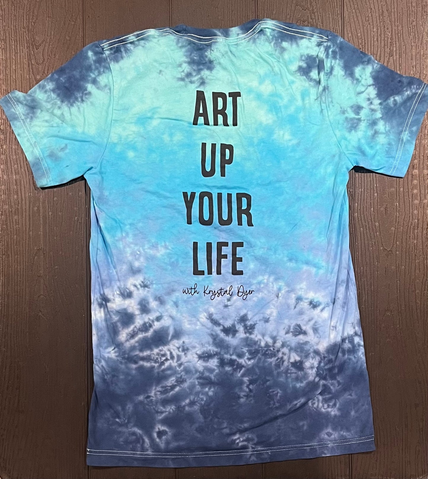 Ocean Blue Tie Dye - Art Up Your Life T-Shirt