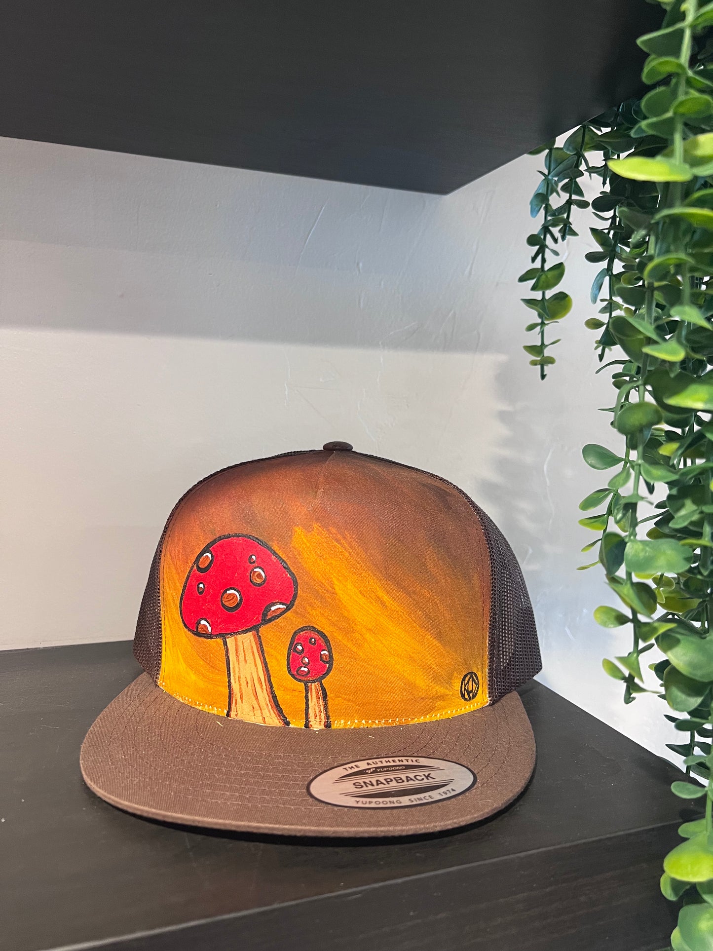 Handpainted Hat - snap back