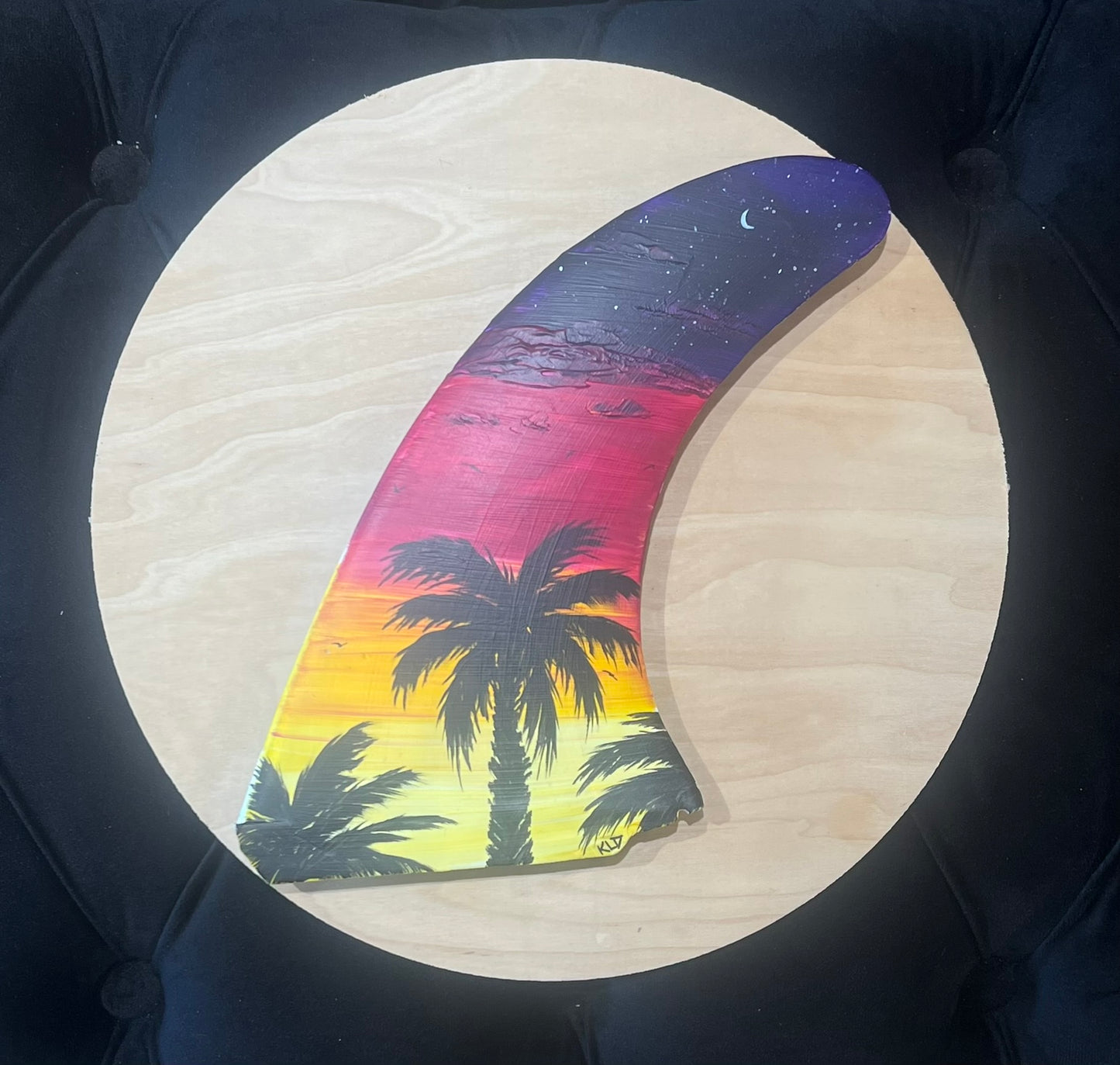 Tropical Sunset Surfboard Fin