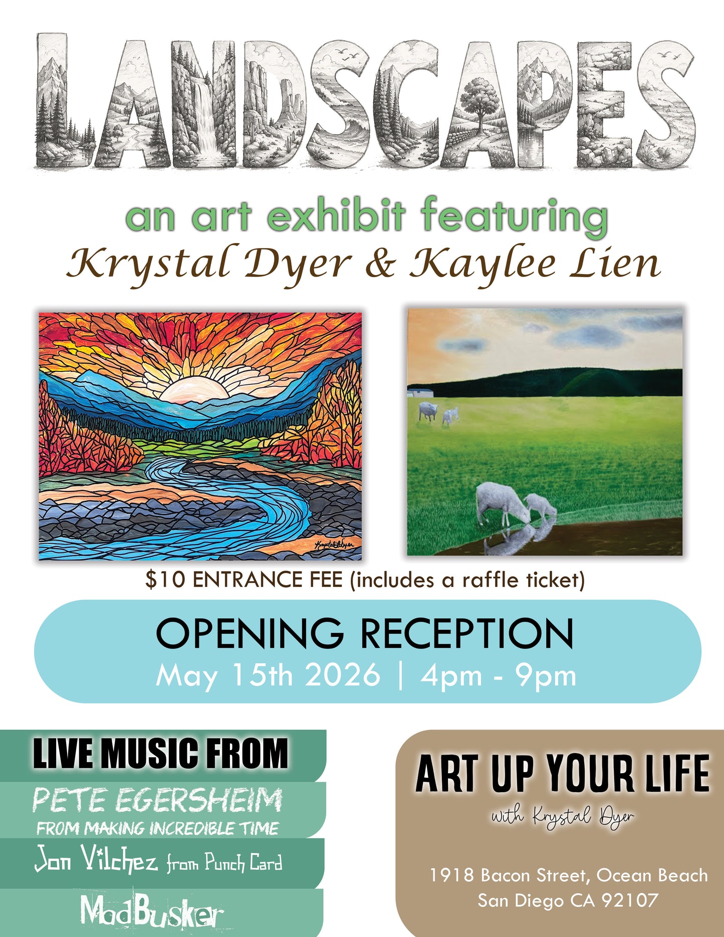 Landscape Art Exhibit w/ Live Music