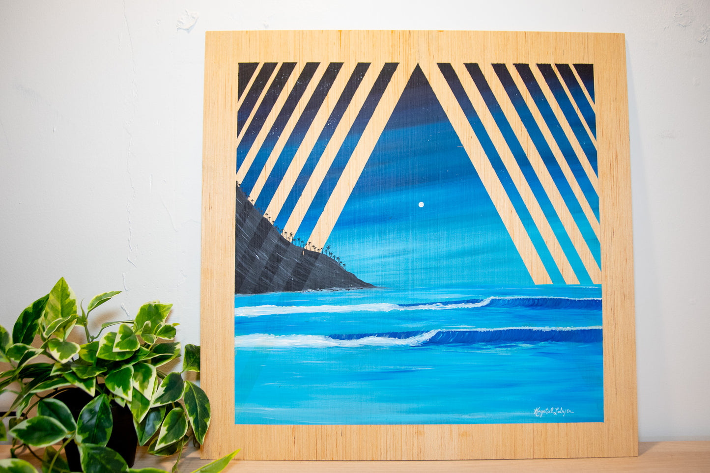 Live Painting - Blue Ocean - During Alextown