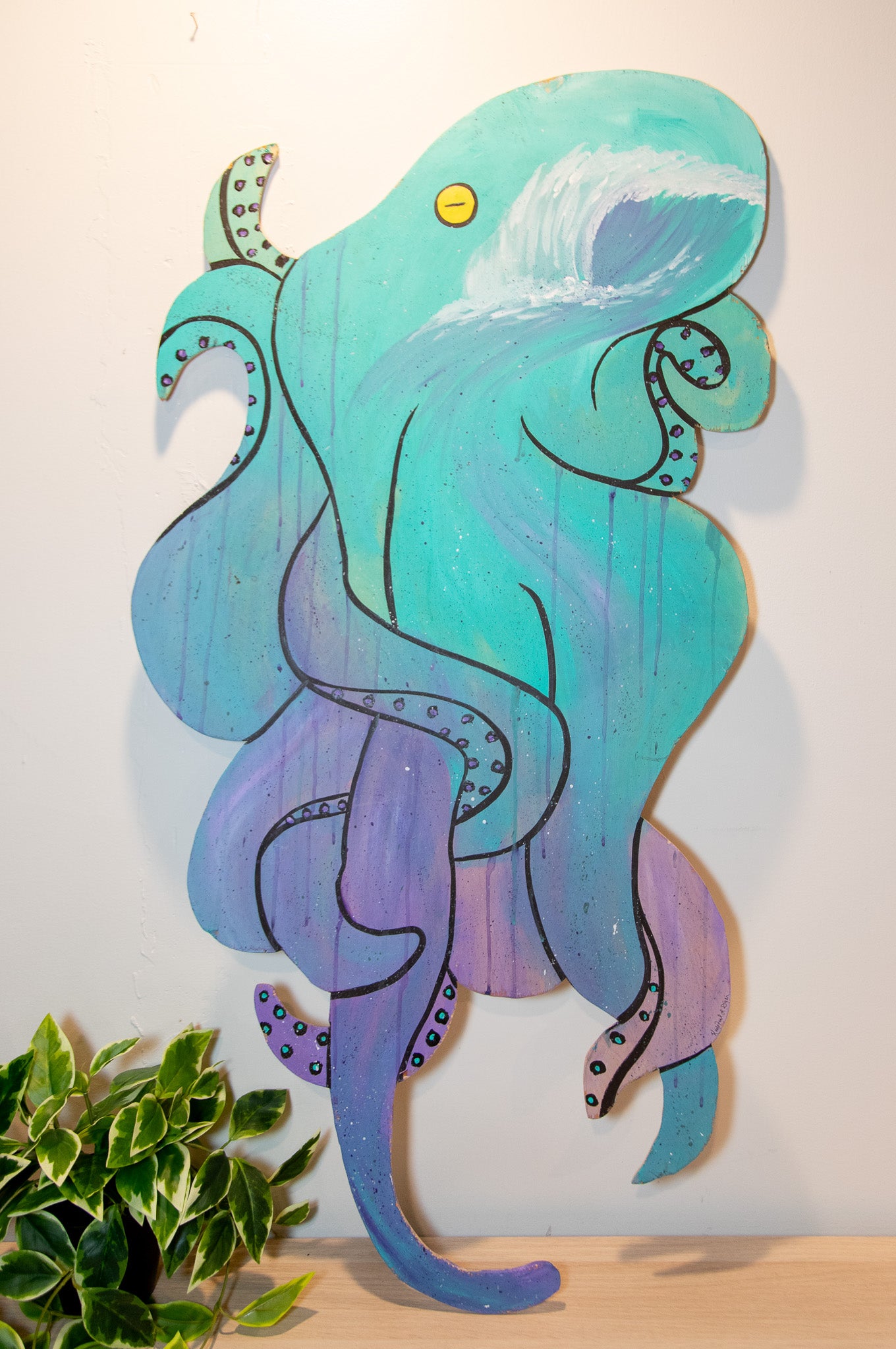 Live Painting - OctoWave - During The Resinators