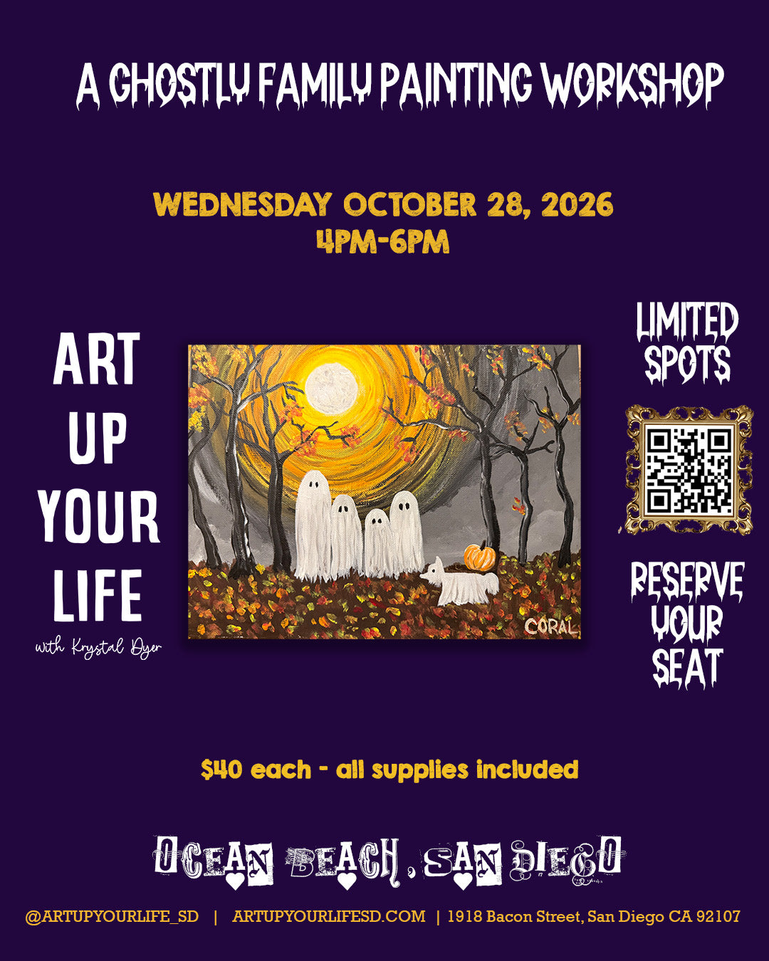 Ghost Family Painting Workshop