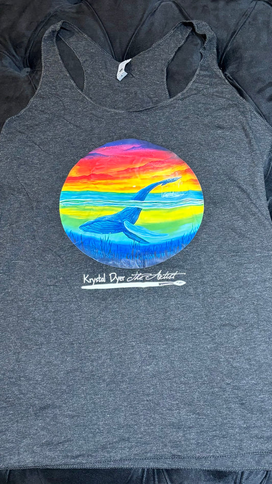 Art Up Your Life - Whale Logo Women’s Tank Top