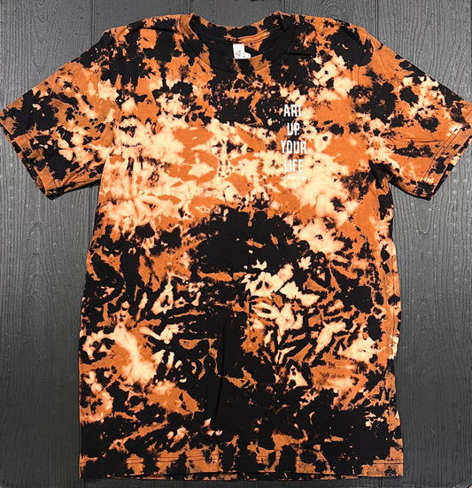 Sand Brown Tie Dye T-Shirt - Art Up Your Life