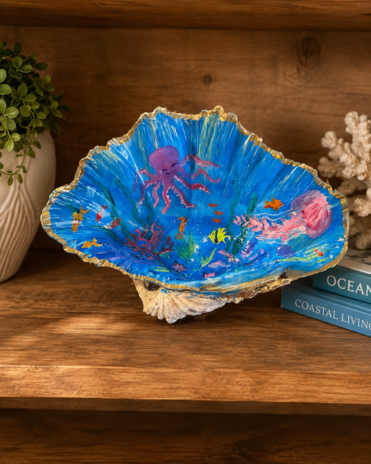 Underwater Shell Painting On BIG Seashell Workshop – June 20th, 2026