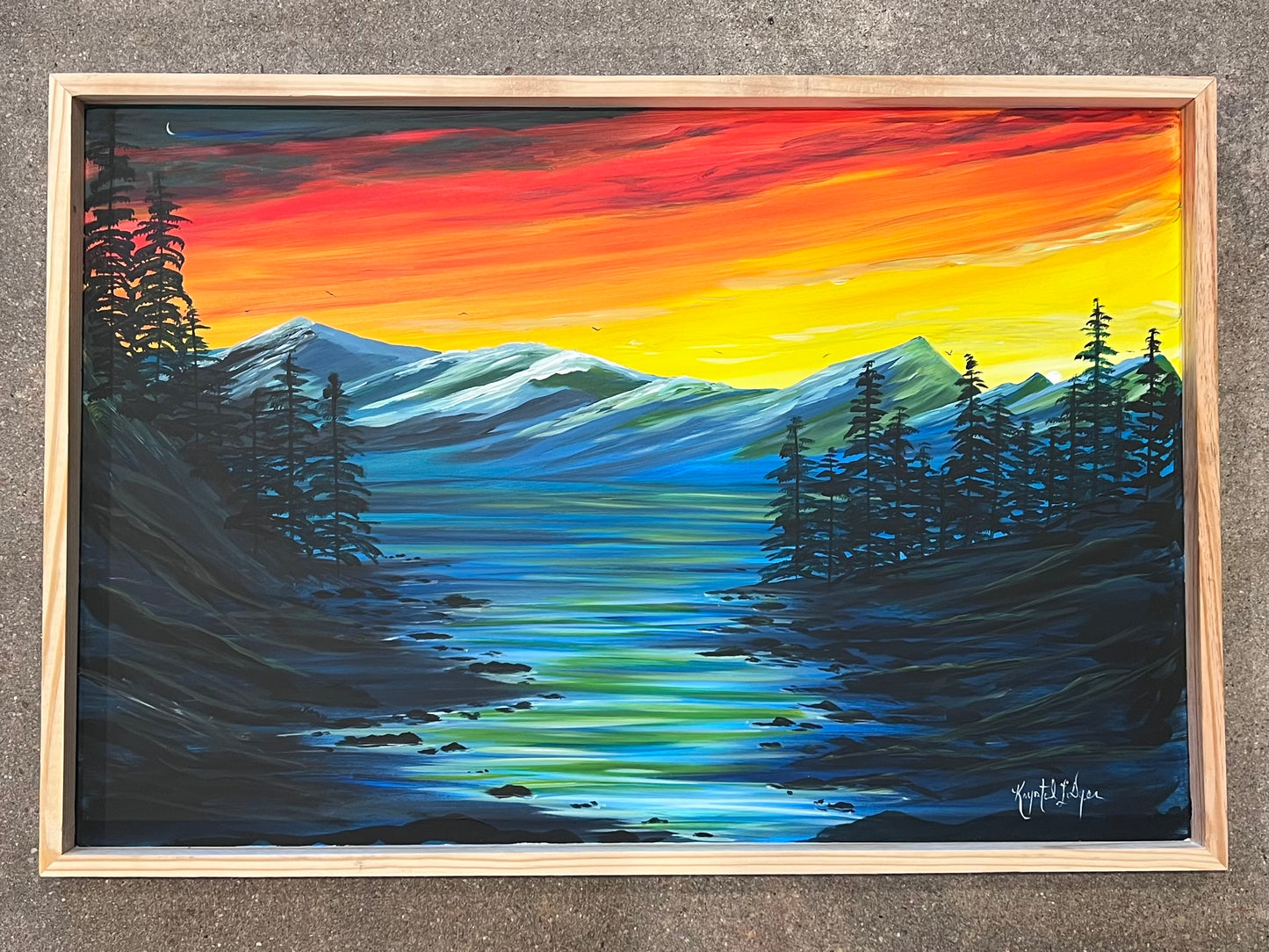Soft Mountains In Fall