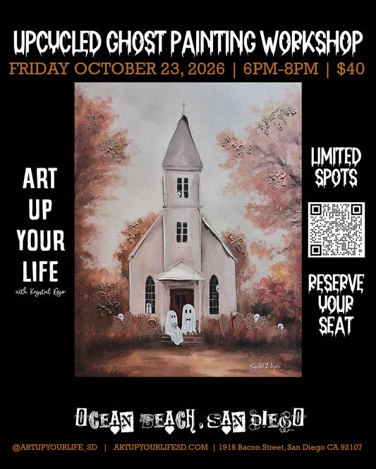 Upcycled Ghost Painting Workshop