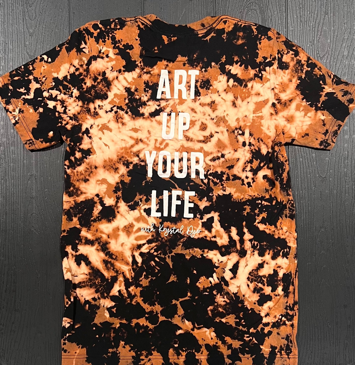 Sand Brown Tie Dye T-Shirt - Art Up Your Life
