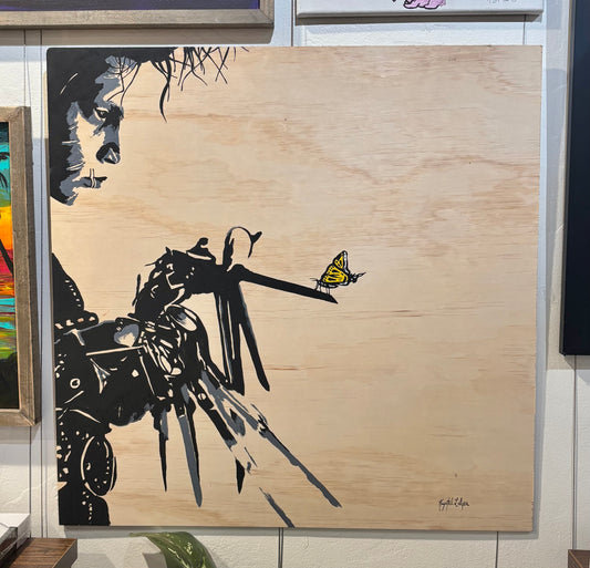 Live Painting - Edward Scissorhands during Saxual Vibrations