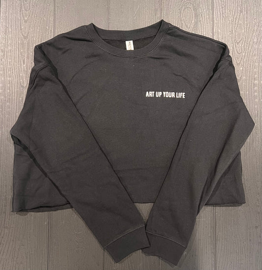Ladies cropped sweatshirt