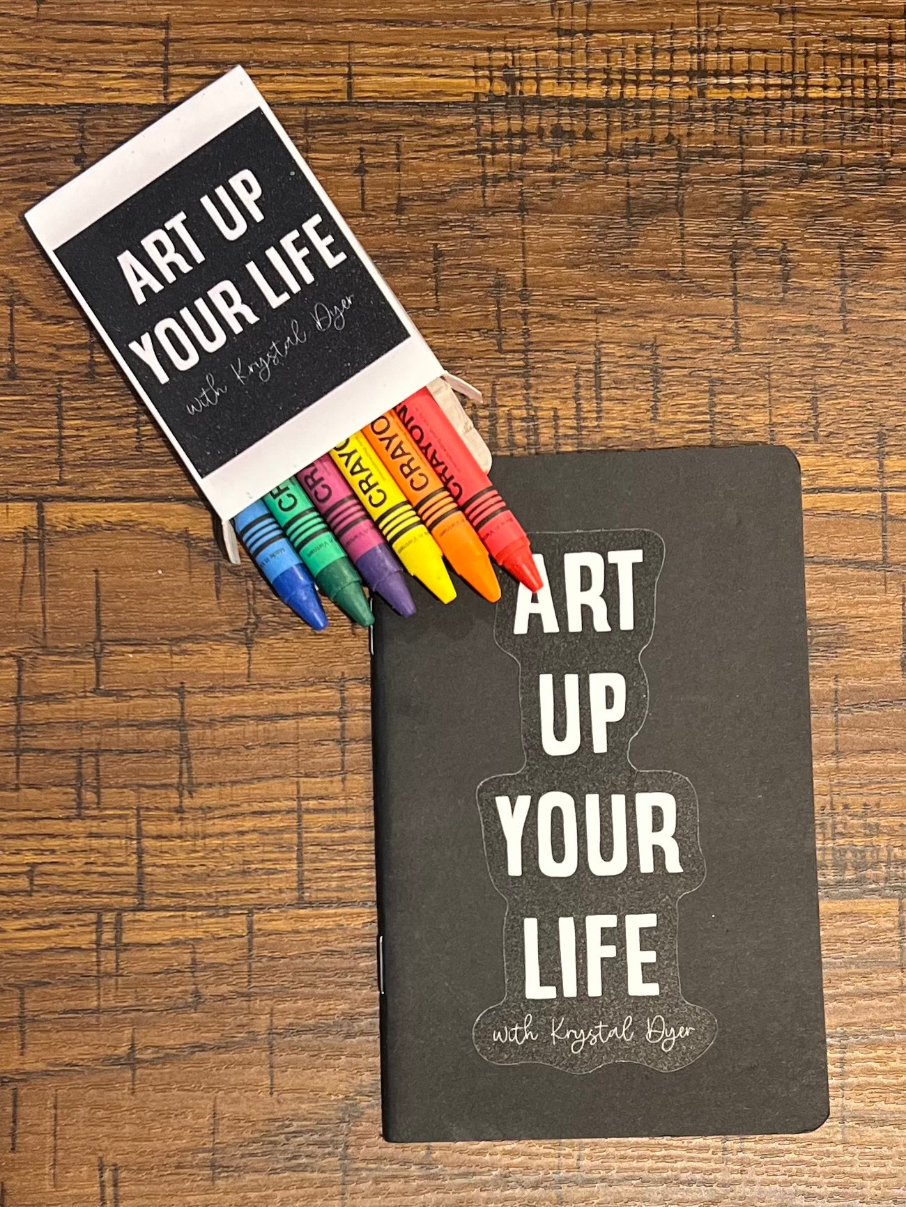 Pocket Sketch Book with Crayons