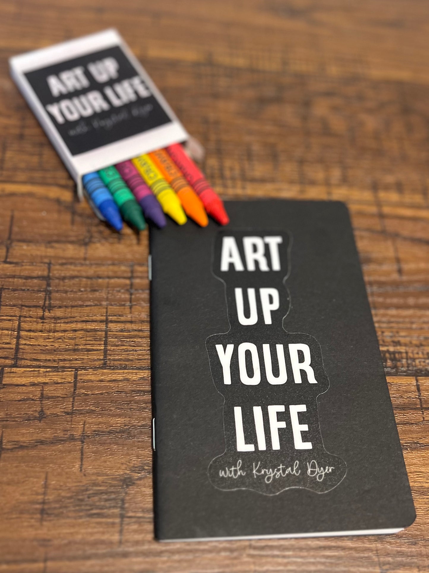 Pocket Sketch Book with Crayons