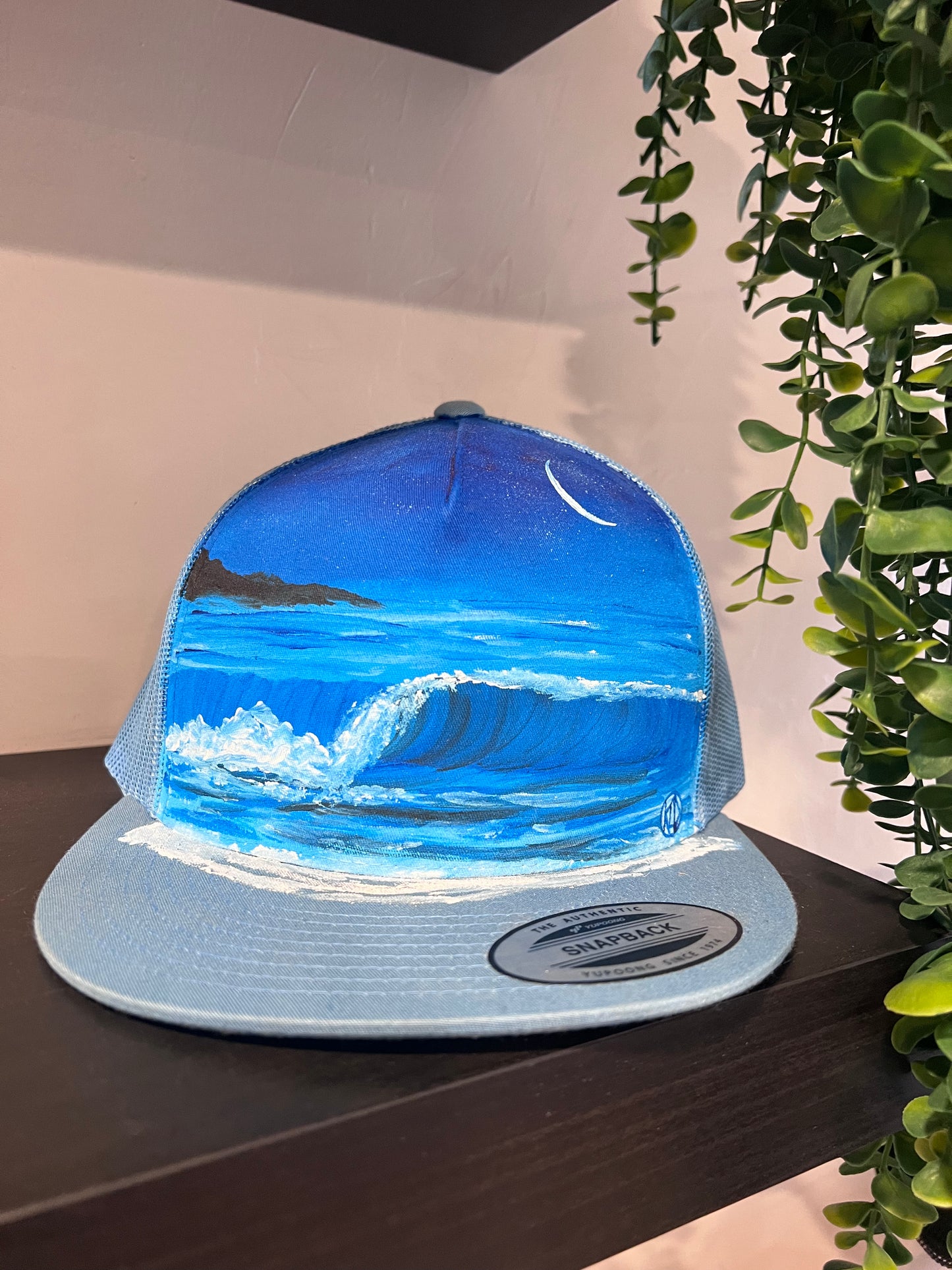 Handpainted Hat - snap back