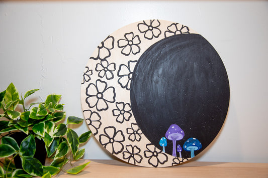Live Painting - Flower Moon - During Skunkdub