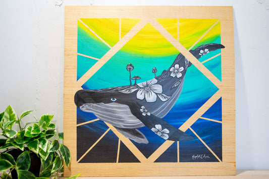Live Painting - Tropical Whale - During Tomorrows Bad Seeds