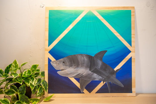 Live Painting - Shark Deep - During Zen-Zag