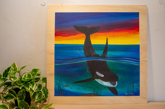 Live Painting - Ocean Native - During Ocean Natives