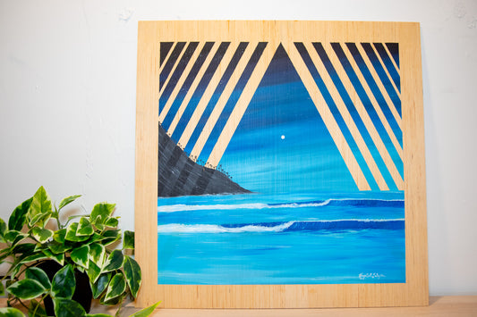 Live Painting - Blue Ocean - During Alextown
