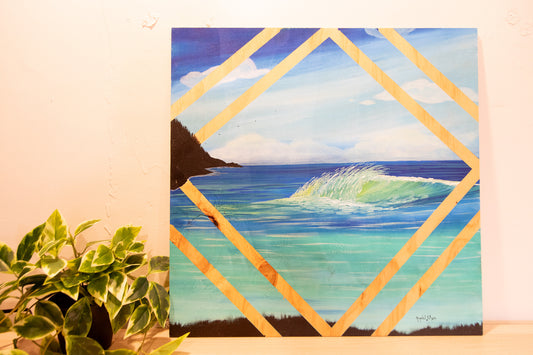 Live Painting - Tropical Surf - During Cappo Kelley