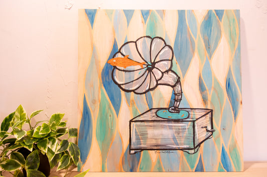 Live Painting - Fishy Phonograph - During Ease Up