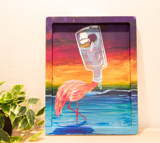 Live Painting - More Than a Ship in the Bottle - During Boy Named Soo and Deep Water