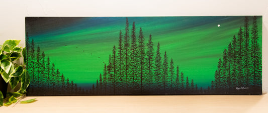 Live Painting - Emerald Forest - During Open Mic Night