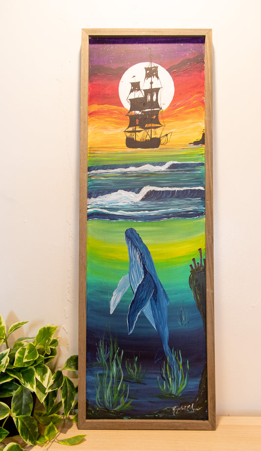 Live Painting - Pirate Whale - During MadBusker