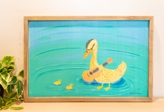 Live Painting - Duckelele - During Open Mic Night
