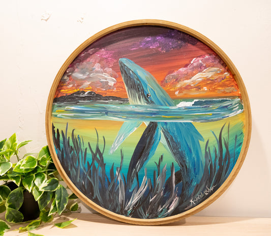 Live Painting - Breaching Whale - During Tomorrows Bad Seeds