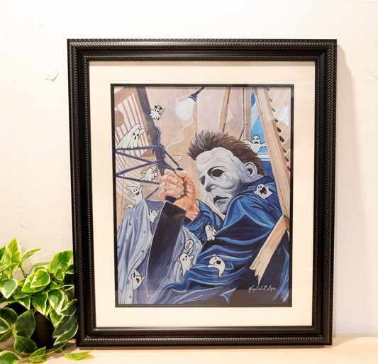 Framed Print - I Said Boo!
