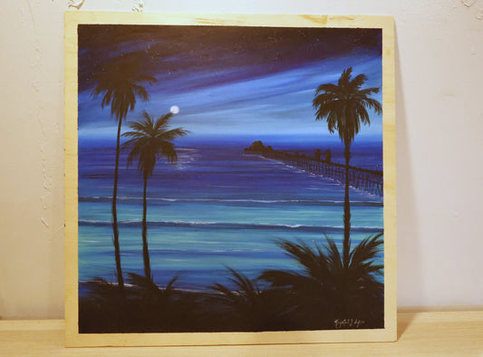 Live Painting - Oceanside Pier - during MadBusker and Craig Palmer