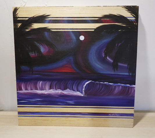 Live Painting - Swirling Cosmic Surf - during Sandollar