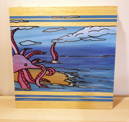 Live Painting - Octopus Beech - during Beech City