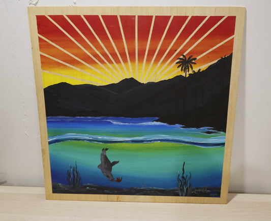 Live Painting - Sunbeams and Sealion - during John E Rockers ft James McWhinney and Burn N' Sol