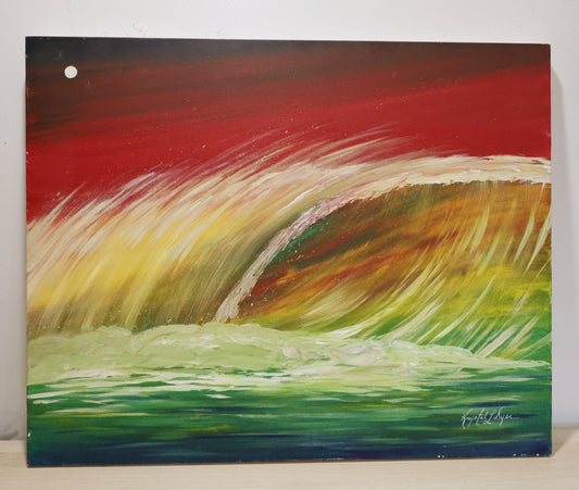 Live Painting - Rasta Wave - during Bunny Mystic