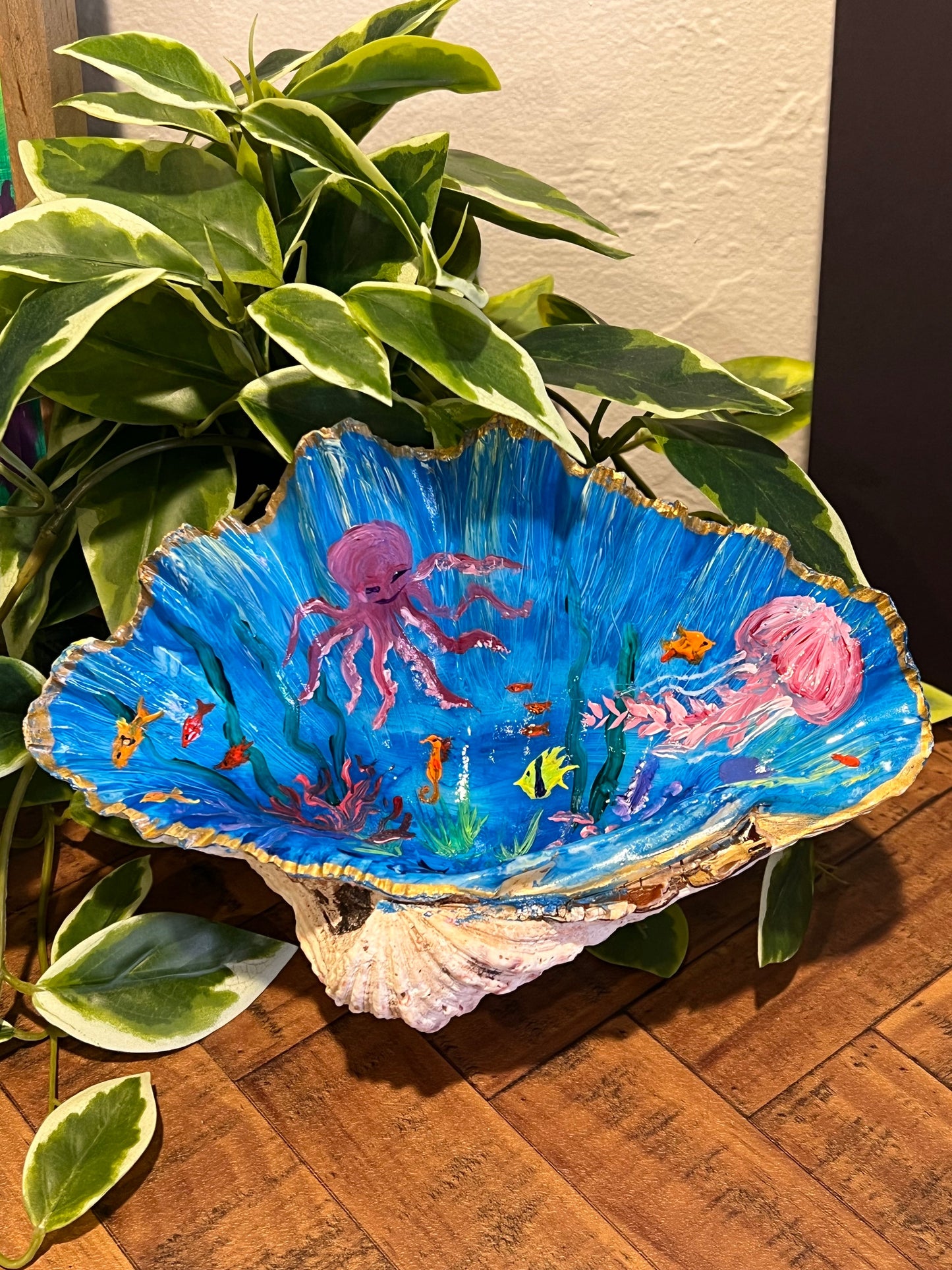 Underwater Shell Painting On BIG Seashell Workshop – June 20th, 2026