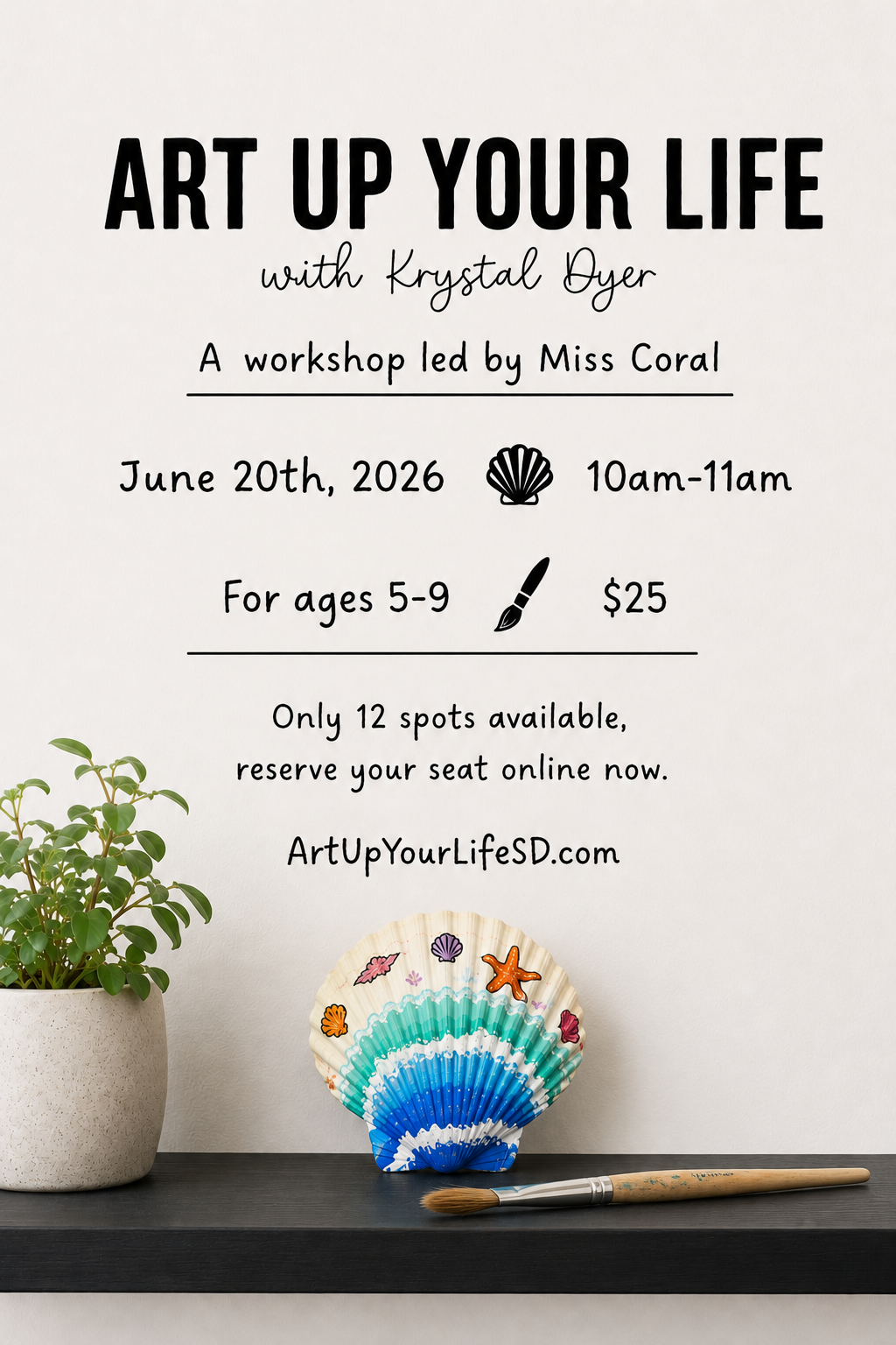 Kids Ocean Seashell – June 20, 2026