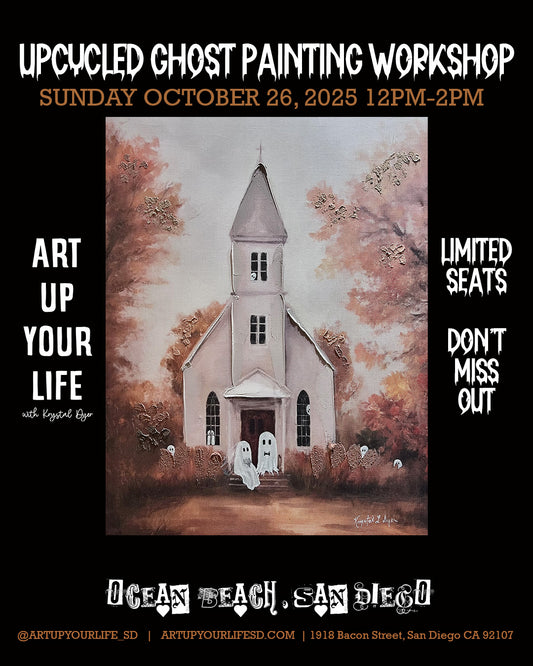 Upcycled Ghost Painting Workshop